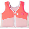 Swim Vest: 3/6 - Melody the Mermaid, Neon Strawberry Pink - Pool Floats - 1 - thumbnail