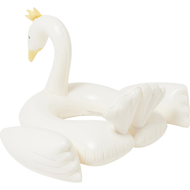 Tube Pool Ring: Princess Swan, White - Pool Floats - 2