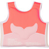 Swim Vest: 3/6 - Melody the Mermaid, Neon Strawberry Pink - Pool Floats - 2
