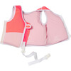 Swim Vest: 2/3 - Melody the Mermaid, Neon Strawberry Pink - Pool Floats - 3