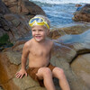 Swim Mask: Salty The Shark, Neon Yellow - Water Toys - 3