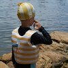 Swim Cap: Finn the Fish, Mustard Stripe - Water Toys - 3