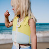 Swim Vest: 1/2 - Salty The Shark, Aqua Neon Yellow - Pool Floats - 4
