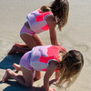 Swim Vest: 3/6 - Melody the Mermaid, Neon Strawberry Pink - Pool Floats - 4