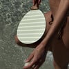 Vintage Beach Paddles: La Palma, Sage Stripe - Outdoor Games - 4