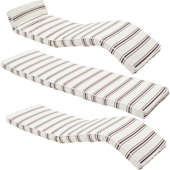 The Lounger Chair, Charcoal Stripe - Accent Seating - 5