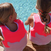 Swim Vest: 2/3 - Melody the Mermaid, Neon Strawberry Pink - Pool Floats - 5