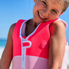 Swim Vest: 3/6 - Melody the Mermaid, Neon Strawberry Pink - Pool Floats - 5