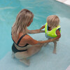 Swim Vest: 1/2 - Salty The Shark, Aqua Neon Yellow - Pool Floats - 6