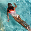 Swim Vest: 3/6 - Melody the Mermaid, Neon Strawberry Pink - Pool Floats - 6