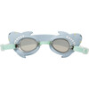 Mini Swim Goggles: Salty The Shark, Aqua Blue - Water Toys - 1 - thumbnail