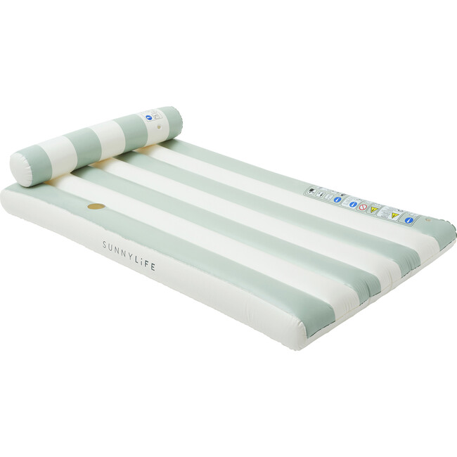 Luxe Lilo, Green Stripe
