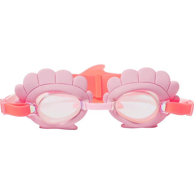 Mini Swim Goggles: Melody the Mermaid, Neon Strawberry Pink