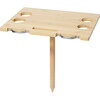 Portable Picnic Table: Le Weekend Natural, Beige - Accent Tables - 2