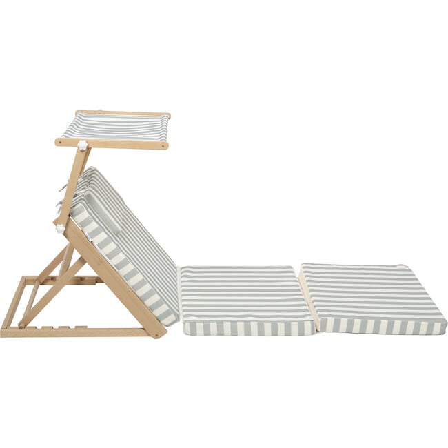 Pool House Daybed: La Palma, Sage Stripe - Beds - 2