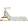Pool House Daybed: La Palma, Sage Stripe - Beds - 2