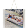 Luxe Twin Hammock Float: Casa, Sand Stripe - Pool Floats - 2