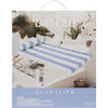 Luxe Lilo, Blue Stripe - Pool Floats - 2