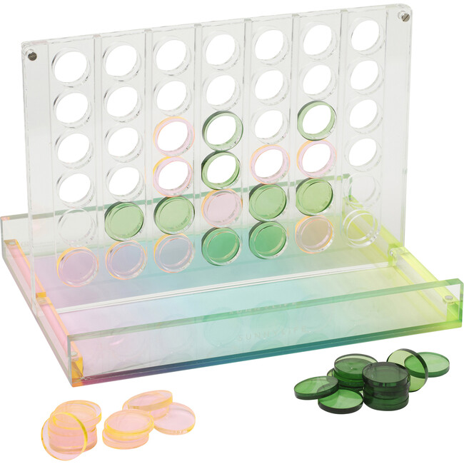 Lucite: 4-In-A-Row, Ombre Sherbert