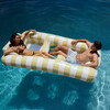 Luxe Twin Hammock Float: Casa, Sand Stripe - Pool Floats - 3