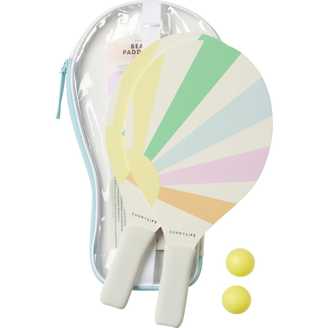 Pool Side Beach Paddle Set, Pastel Gelato - Outdoor Games - 3