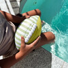 Neoprene Football: Tides Out, Neon Yellow Stripe Citrus - Outdoor Games - 3