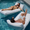 Luxe Lie-On Lounger: Casa Blanca, White - Pool Floats - 2