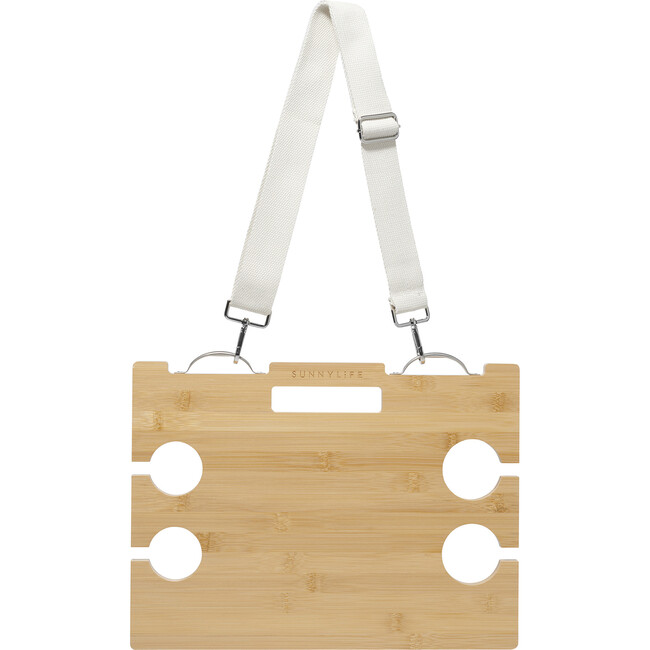Portable Picnic Table: Le Weekend Natural, Beige - Accent Tables - 4