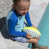 Neoprene Football: Tides Out, Neon Yellow Stripe Citrus - Outdoor Games - 4