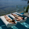 Luxe Lie-On Lounger: La Palma, Sage Stripe - Pool Floats - 3