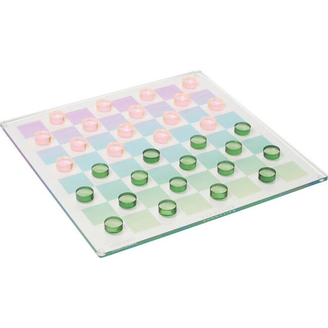 Lucite: Chess & Checkers, Ombre Sherbert - Games - 2