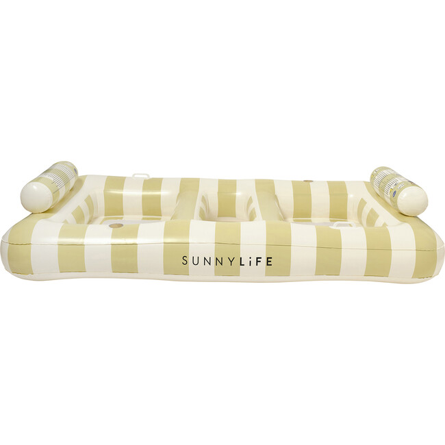 Luxe Twin Hammock Float: Casa, Sand Stripe - Pool Floats - 5