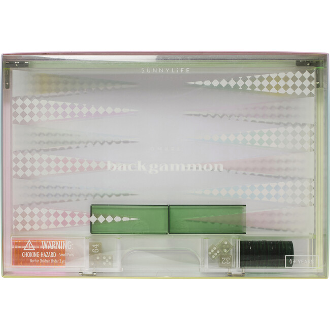 Lucite: Backgammon, Ombre Sherbert - Games - 4