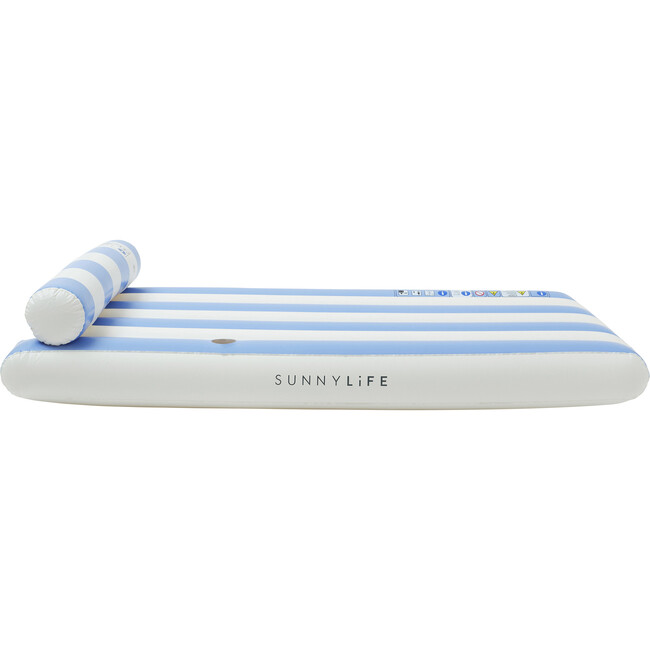 Luxe Lilo, Blue Stripe - Pool Floats - 4