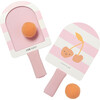 Kids Velcro Beach Bats: Cotton Candy, Cherry Pink - Outdoor Games - 1 - thumbnail