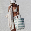 Light Cooler: Tote - La Palma, Sage Stripe - Lunchbags - 4