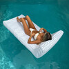 Luxe Lie-On Lounger: La Palma, Sage Stripe - Pool Floats - 4