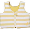 Kids Swim Vest: 3/6 - Sid The Seagull, Mustard Stripe - Pool Floats - 1 - thumbnail