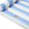 Luxe Lilo, Blue Stripe - Pool Floats - 5