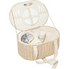 Large Picnic Basket: Le Weekend Natural, Beige - Baskets & Bins - 2