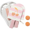 Kids Velcro Beach Bats: Cotton Candy, Cherry Pink - Outdoor Games - 2