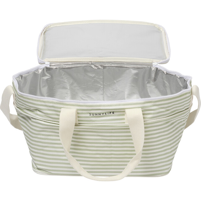 Light Cooler: Bag - La Palma, Sage Stripe - Lunchbags - 2
