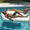 Luxe Lie-On Lounger: Casa Blanca, White - Pool Floats - 4