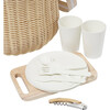 Large Picnic Basket: Le Weekend Natural, Beige - Baskets & Bins - 3