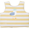 Kids Swim Vest: 3/6 - Sid The Seagull, Mustard Stripe - Pool Floats - 2