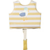 Kids Swim Vest: 2/3 - Sid The Seagull, Mustard Stripe - Pool Floats - 2
