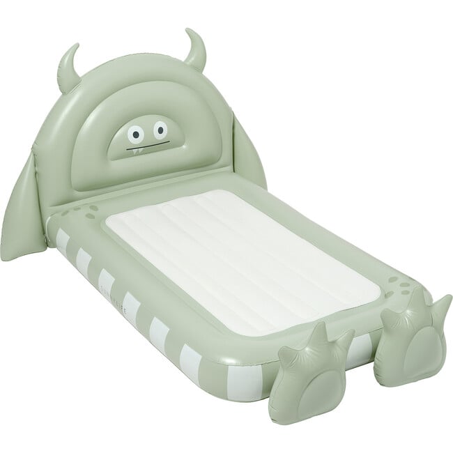 Kids Sleepover Bed: Monster, Sage