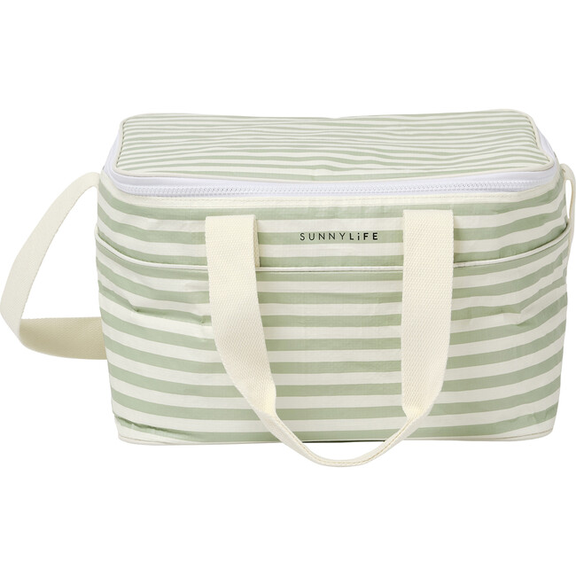 Light Cooler: Bag - La Palma, Sage Stripe - Lunchbags - 3