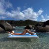 Luxe Lilo, Blue Stripe - Pool Floats - 6