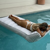 Luxe Lie-On Lounger: La Palma, Sage Stripe - Pool Floats - 6